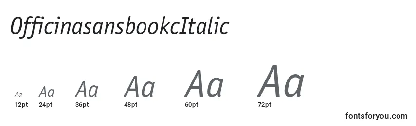 OfficinasansbookcItalic Font Sizes