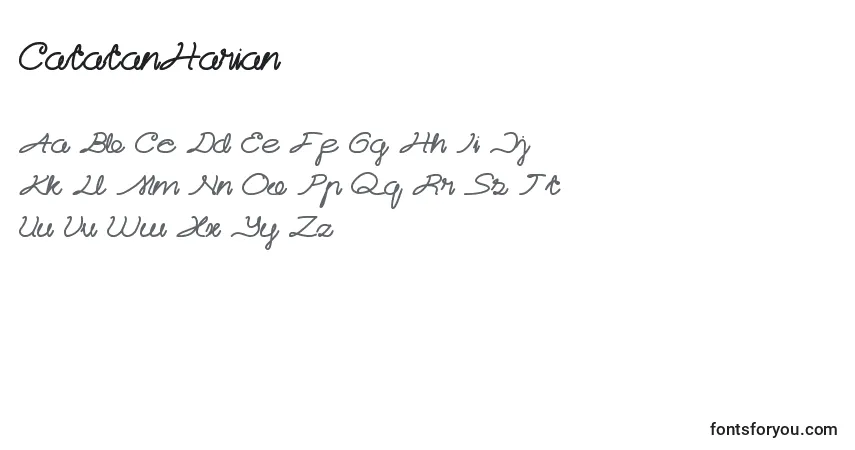 Fuente CatatanHarian (113264) - alfabeto, números, caracteres especiales
