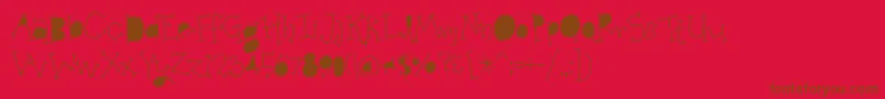 More about BmdOrganicFridaysSolidAlternates Font BmdOrganicFridaysSolidAlternates Font – Brown Fonts on Red Background