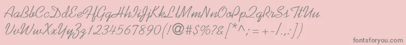 Más sobre la fuente KaufmannLtRoman fuente KaufmannLtRoman – Fuentes Grises Sobre Fondo Rosa