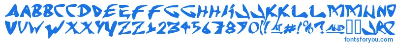 J Random C Font – Blue Fonts