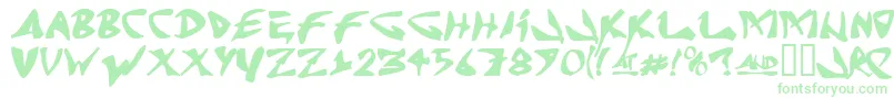 J Random C Font – Green Fonts