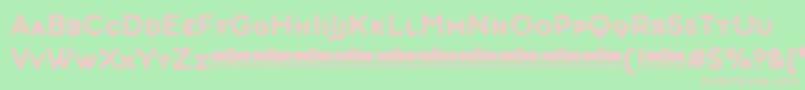 AristotelicaSmallcapsBoldTrial Font – Pink Fonts on Green Background