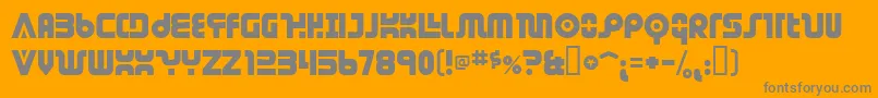 Weitere Informationen zur DendriticVoltage-Schriftart DendriticVoltage-Schriftart – Graue Schriften auf orangefarbenem Hintergrund
