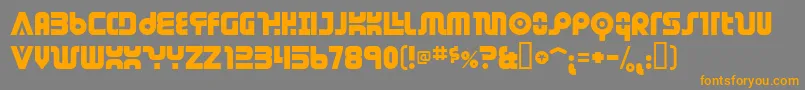 Weitere Informationen zur DendriticVoltage-Schriftart DendriticVoltage-Schriftart – Orangefarbene Schriften auf grauem Hintergrund