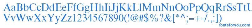 Weitere Informationen zur TimesEighteenLtRoman-Schriftart TimesEighteenLtRoman-Schriftart – Blaue Schriften