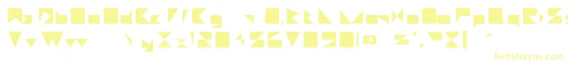 Daetona-Schriftart – Gelbe Schriften