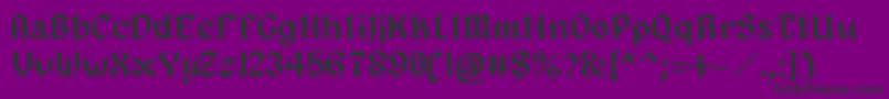More about Alagard Font Alagard Font – Black Fonts on Purple Background