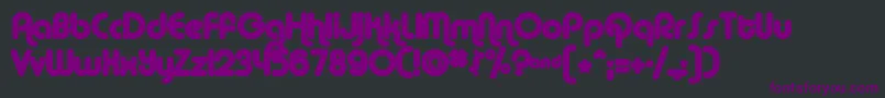 AlbaMatter Font – Purple Fonts on Black Background