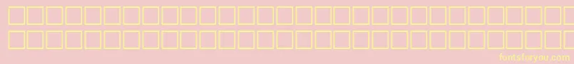 McsDiwany2SUNormal. Font – Yellow Fonts on Pink Background