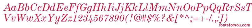 Шрифт CenturyexpandedltstdItalic – красные шрифты
