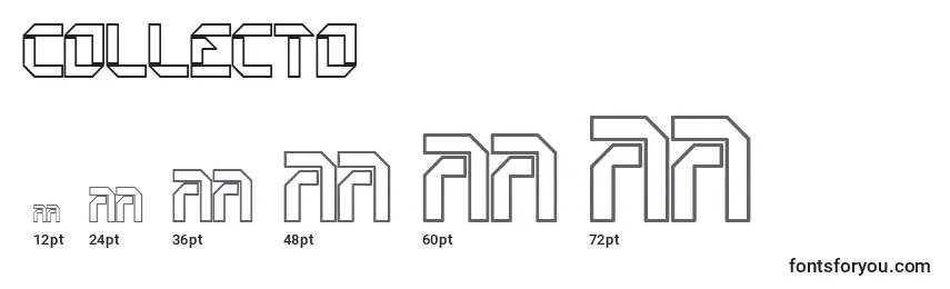 Collecto Font Sizes