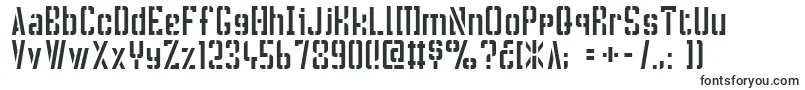 Czcionka CrassRootsOfl – rosta typografia