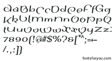  SinahsansLtBoldItalic font