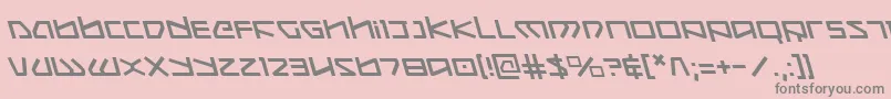 Koboldleft Font – Gray Fonts on Pink Background