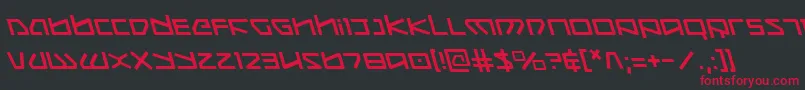 Koboldleft Font – Red Fonts on Black Background