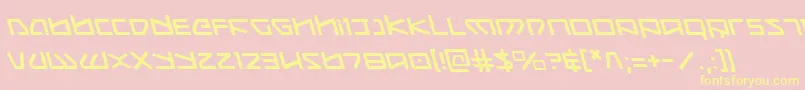 More about Koboldleft Font Koboldleft Font – Yellow Fonts on Pink Background