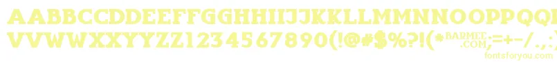 Infantylfat Font – Yellow Fonts