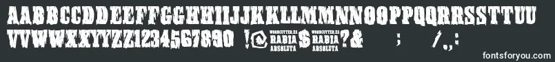 RabiaAbsoluta Font – White Fonts