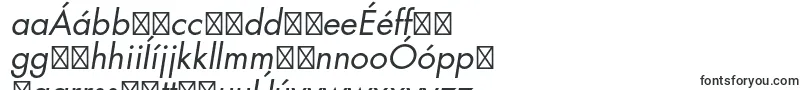 フォントFuturastdBookoblique – ゲール文字
