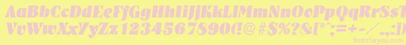 Подробнее о шрифте NashvilleserialHeavyItalic Шрифт NashvilleserialHeavyItalic – розовые шрифты на жёлтом фоне
