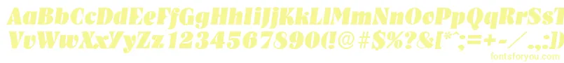 NashvilleserialHeavyItalic Font – Yellow Fonts