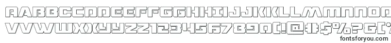 Dronetrackerout-Schriftart – Schriftarten, die mit D beginnen