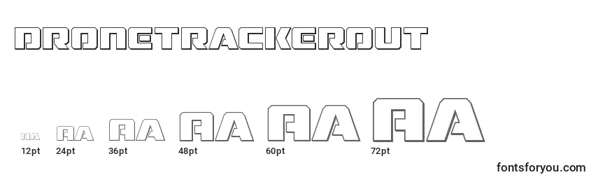 Dronetrackerout Font Sizes