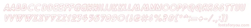 QuarkneonItalic Font – Pink Fonts