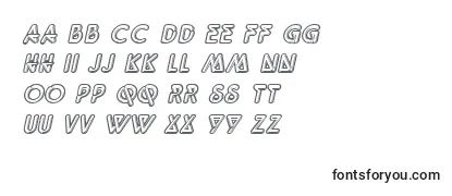 Schriftart QuarkneonItalic