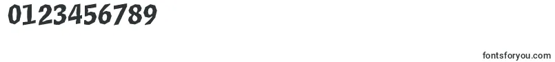 DelinquentCapsSkewd Font – Fonts for Numbers and Digits