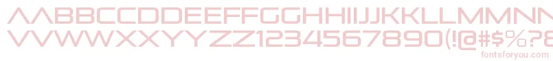 PirulenrgRegular Font – Pink Fonts on White Background