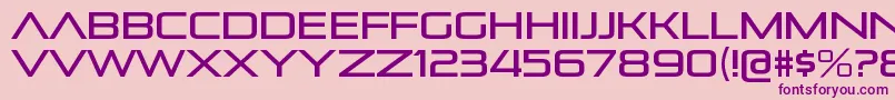PirulenrgRegular Font – Purple Fonts on Pink Background