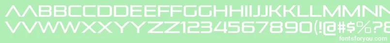 PirulenrgRegular Font – White Fonts on Green Background