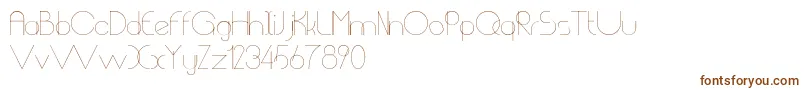 ChempakaRanting Font – Brown Fonts on White Background