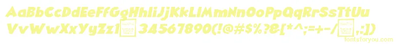 AngellaItalicDemo Font – Yellow Fonts on White Background