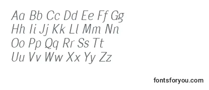 PentaySansLightItalic-fontti