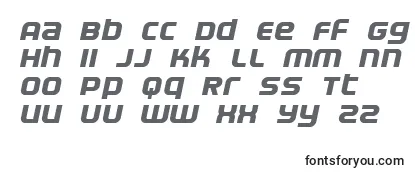 ElectrofiedItalic-fontti