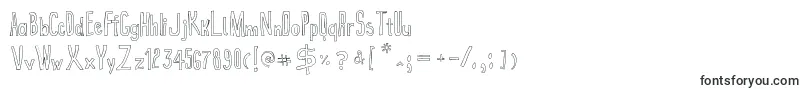 True2dOutline-fontti – Katalogi
