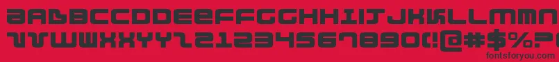 Direktore Font – Black Fonts on Red Background
