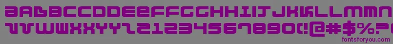 Шрифт Direktore – фиолетовые шрифты на сером фоне