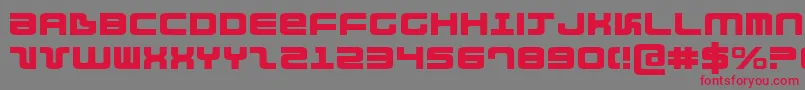 Direktore Font – Red Fonts on Gray Background