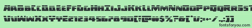 Darkalliancelaser Font – Black Fonts on Green Background