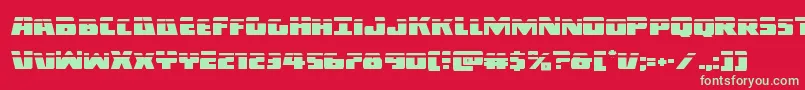 Darkalliancelaser Font – Green Fonts on Red Background