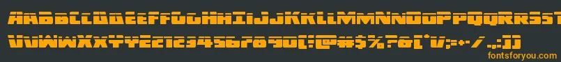 Darkalliancelaser Font – Orange Fonts on Black Background