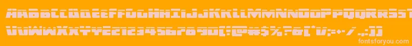 Darkalliancelaser Font – Pink Fonts on Orange Background