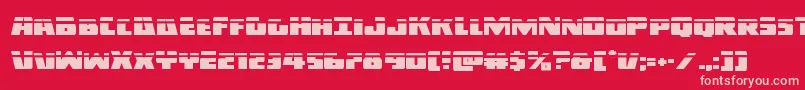 Darkalliancelaser Font – Pink Fonts on Red Background