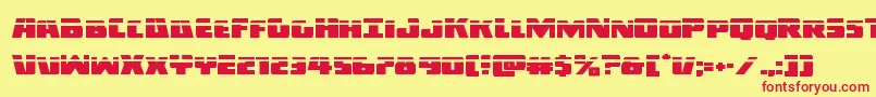 Darkalliancelaser Font – Red Fonts on Yellow Background