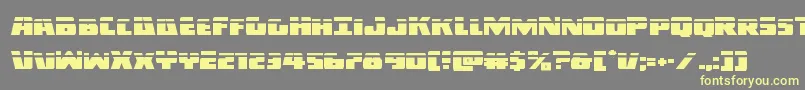 Darkalliancelaser Font – Yellow Fonts on Gray Background