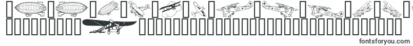 Aeroplanes-Schriftart – Helvetica-Schriften